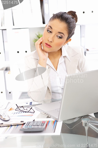 Image of Business Woman in Office