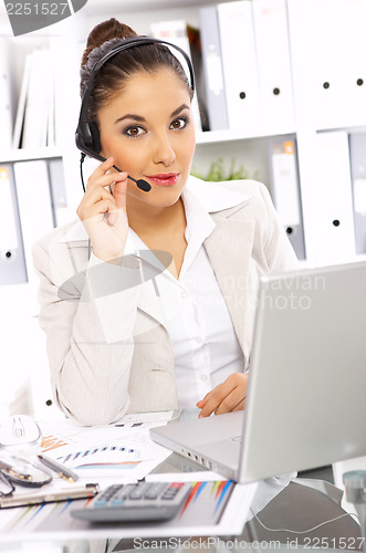 Image of Business Woman in Office