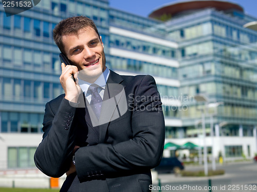 Image of Outdoor Businessman