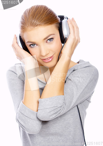 Image of Girl with headphones