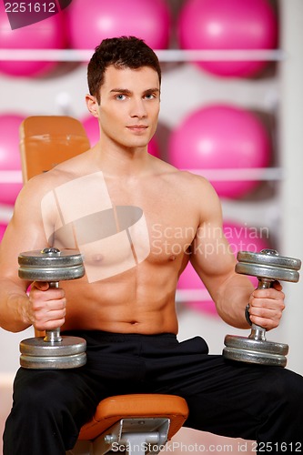 Image of Man at the gym