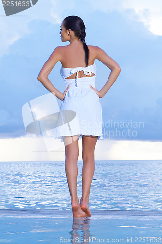 Image of Woman at Maldives