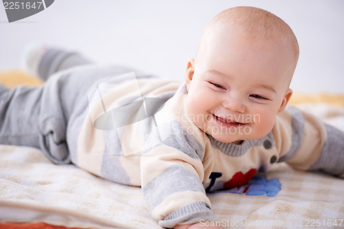 Image of Adorable smiling baby