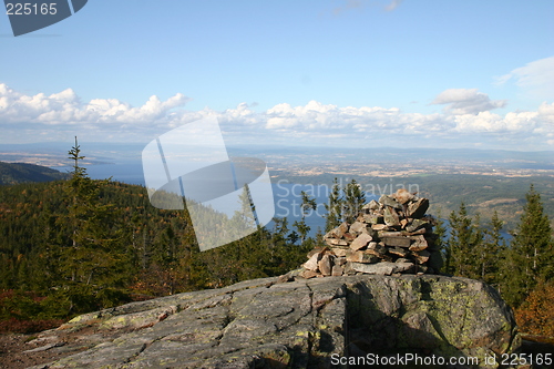 Image of View from Skreikampen: Mjøsa and Hedmarken