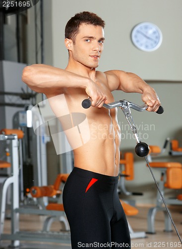 Image of Man at the gym