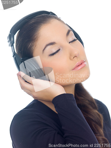 Image of Girl with headphones