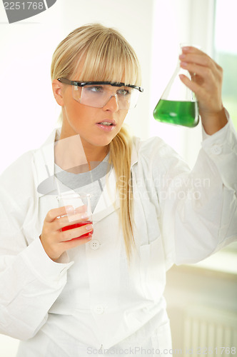 Image of Female in lab