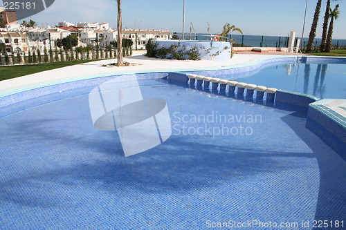 Image of Swimmingpool in front of the Mediterranean