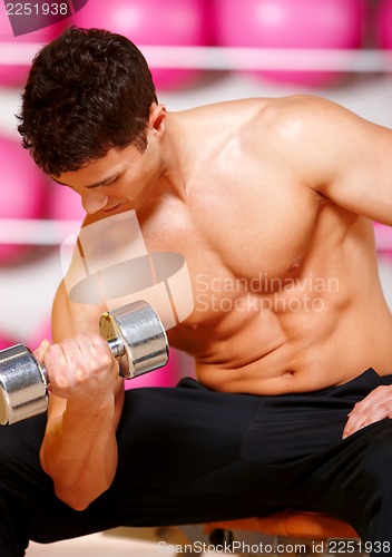 Image of Man at the gym