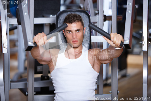 Image of Man at the gym