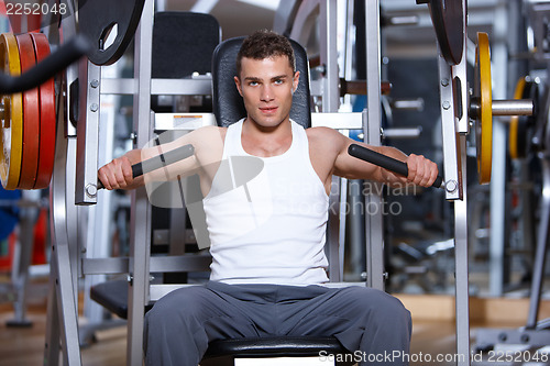 Image of Man at the gym