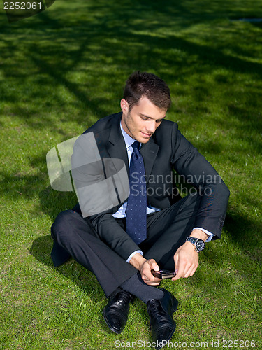 Image of Outdoor Businessman