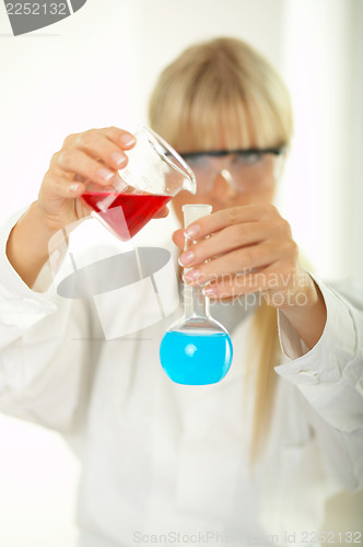 Image of Female in lab