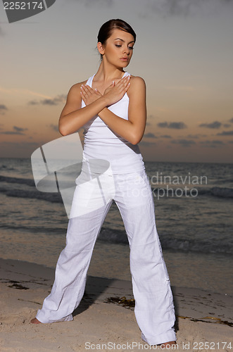 Image of Fitness at sunset
