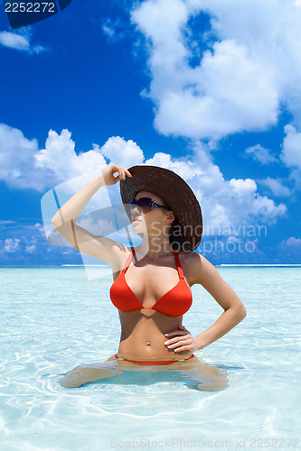 Image of Woman at Maldives