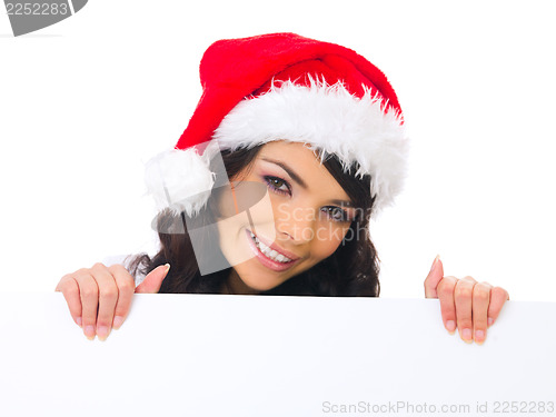 Image of Christmas chick with board