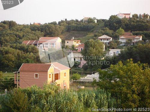 Image of Modern homes set in a hillside