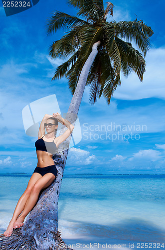 Image of Woman at Maldives