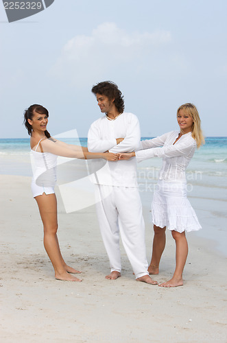 Image of Friends at the Beach