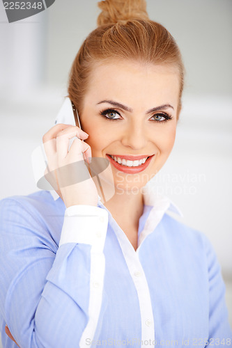 Image of Portrait of girl with phone