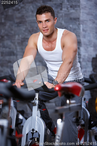 Image of Man at the gym