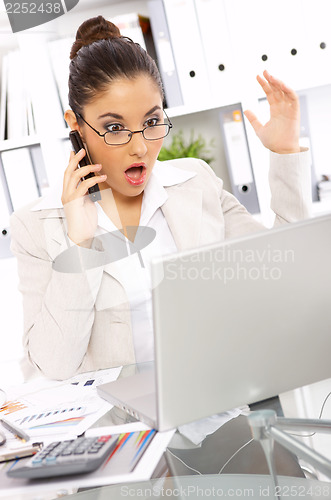 Image of Business Woman in Office