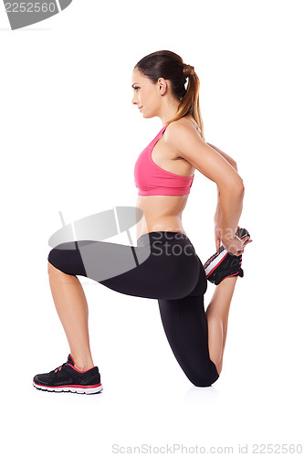 Image of Woman doing a workout