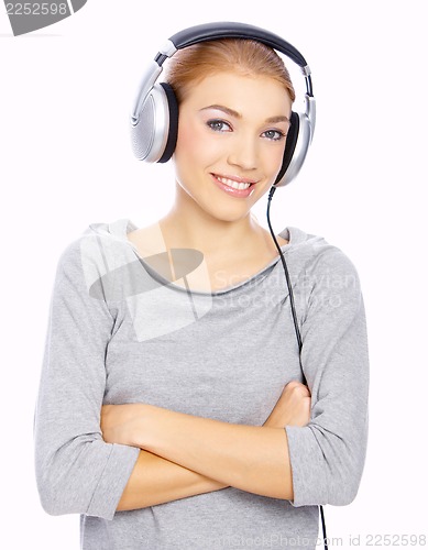 Image of Girl with headphones