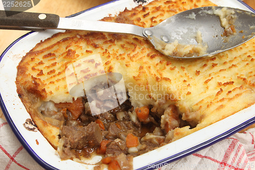 Image of Homemade cottage pie from above