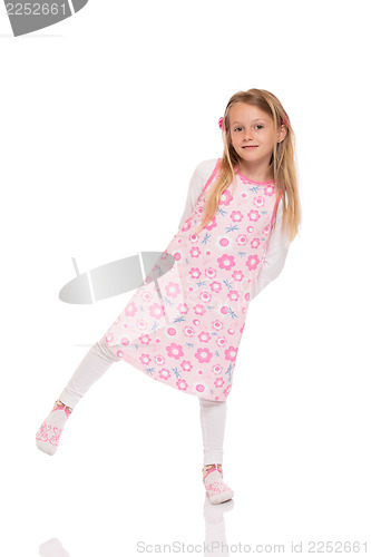 Image of Full length portrait of a little girl
