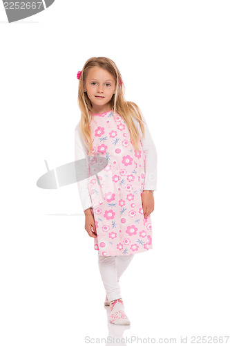 Image of Full length portrait of a little girl