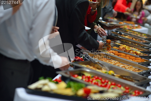 Image of buffet food