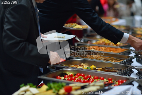 Image of buffet food