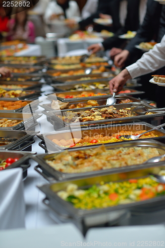 Image of buffet food