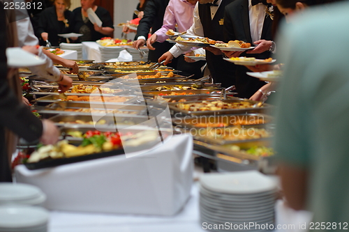 Image of buffet food