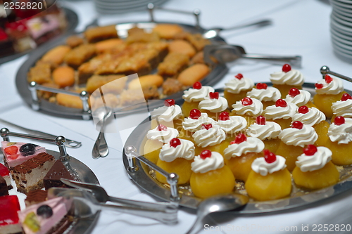 Image of buffet food