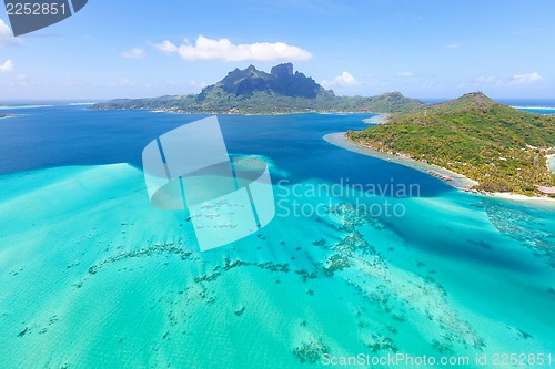 Image of mount otemanu at bora bora