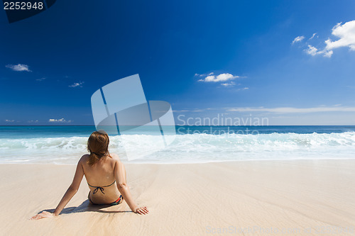 Image of Sitting on the beach