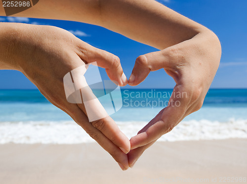 Image of Hands making a heart shape