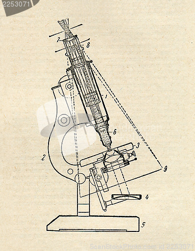 Image of Microscope Diagram