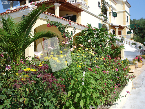 Image of Hotel and staircase