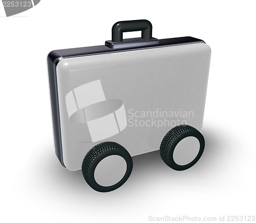 Image of case on wheels