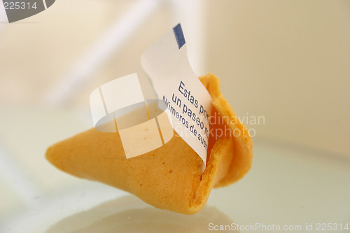 Image of open fortune cookie