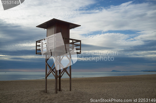 Image of Lifeguard watchtower