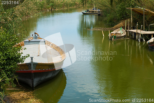 Image of La Albufera fishing boats