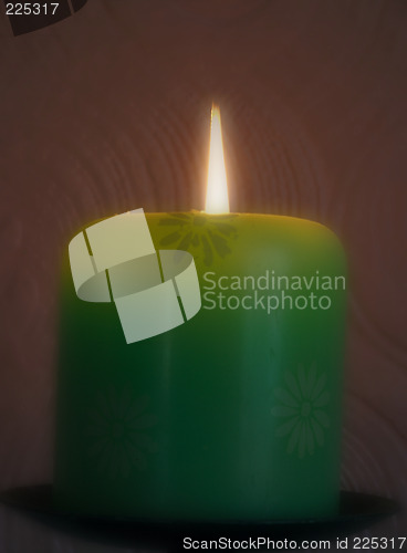Image of glowing candle
