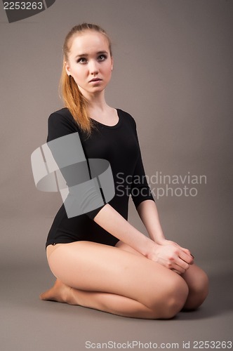 Image of flexible athletic woman