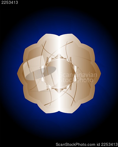 Image of blue luxury background banner advertising pattern