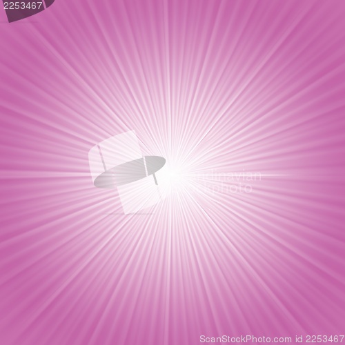 Image of pink rays background