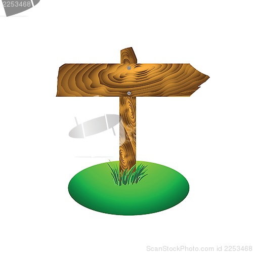 Image of wood arrow